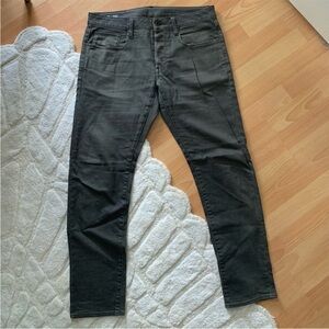 G-Star Raw 3301 Slim Jeans in green/grey, size 31